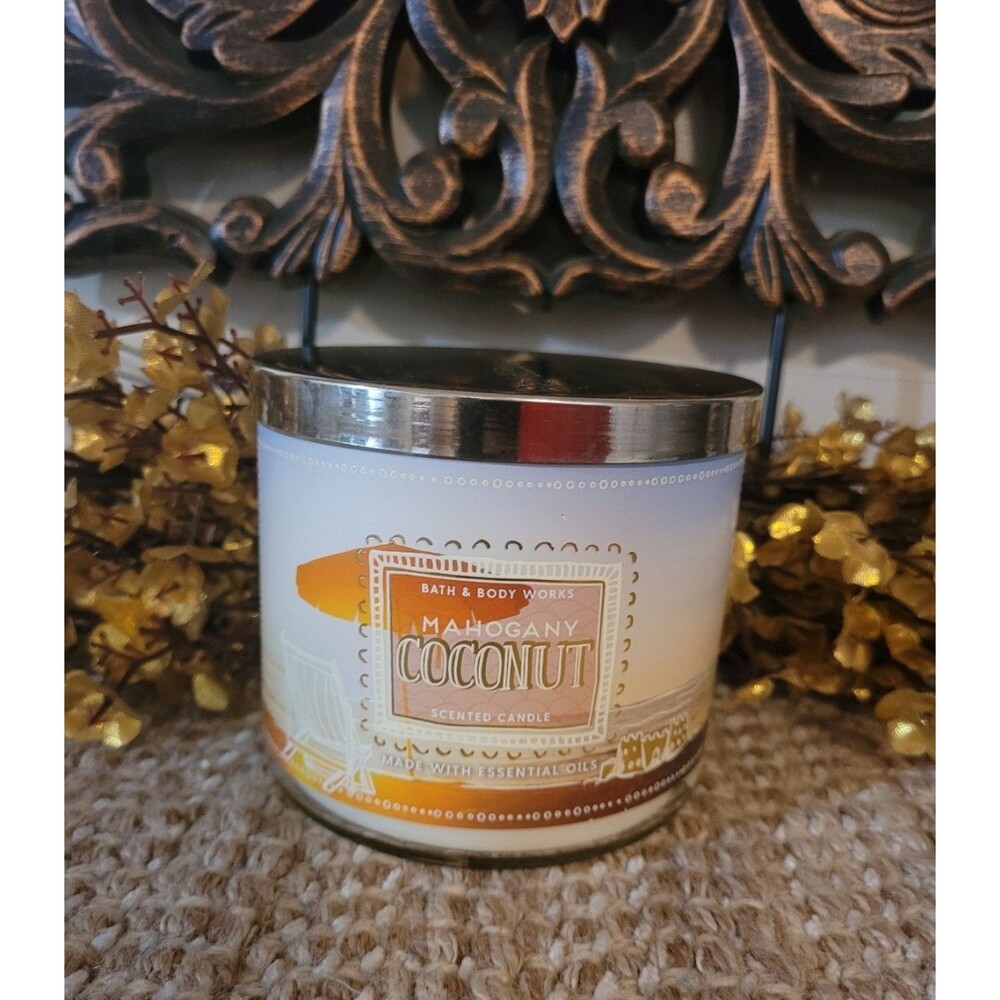 Mahogany Coconut - Bath and Body Works 3-wick Candle